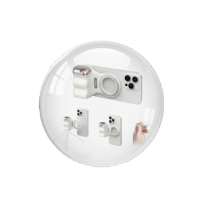 Everyday gadget - magnetic phone grip with remote and light