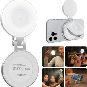 Everyday gadget - TELESIN magnetic selfie light with 3 modes for smartphones