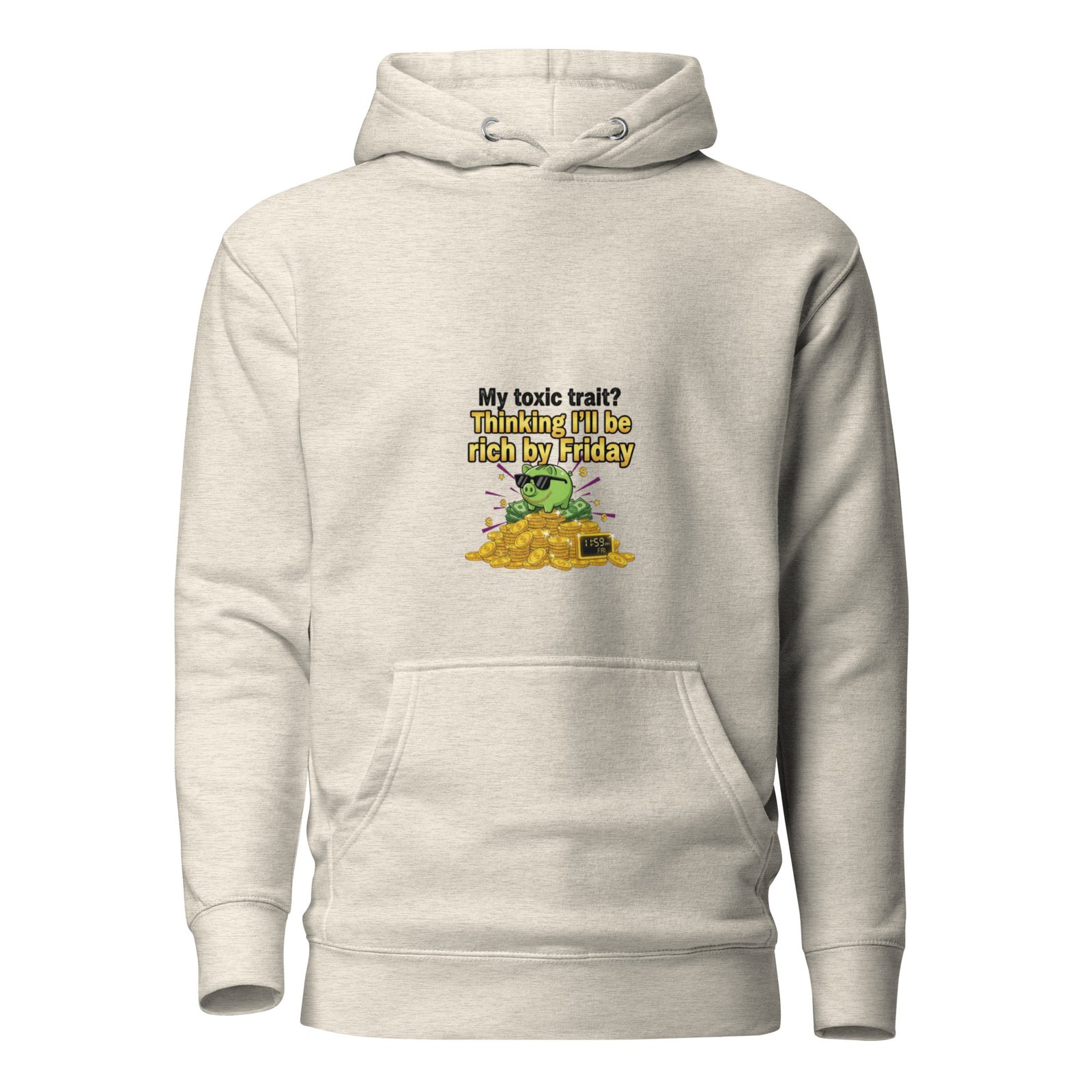rich by friday hoodie funny money unisex pullover